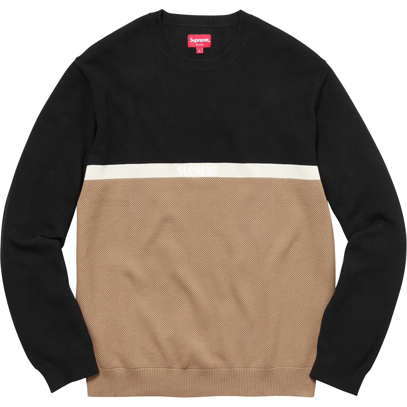 Split Pique Crewneck view 7